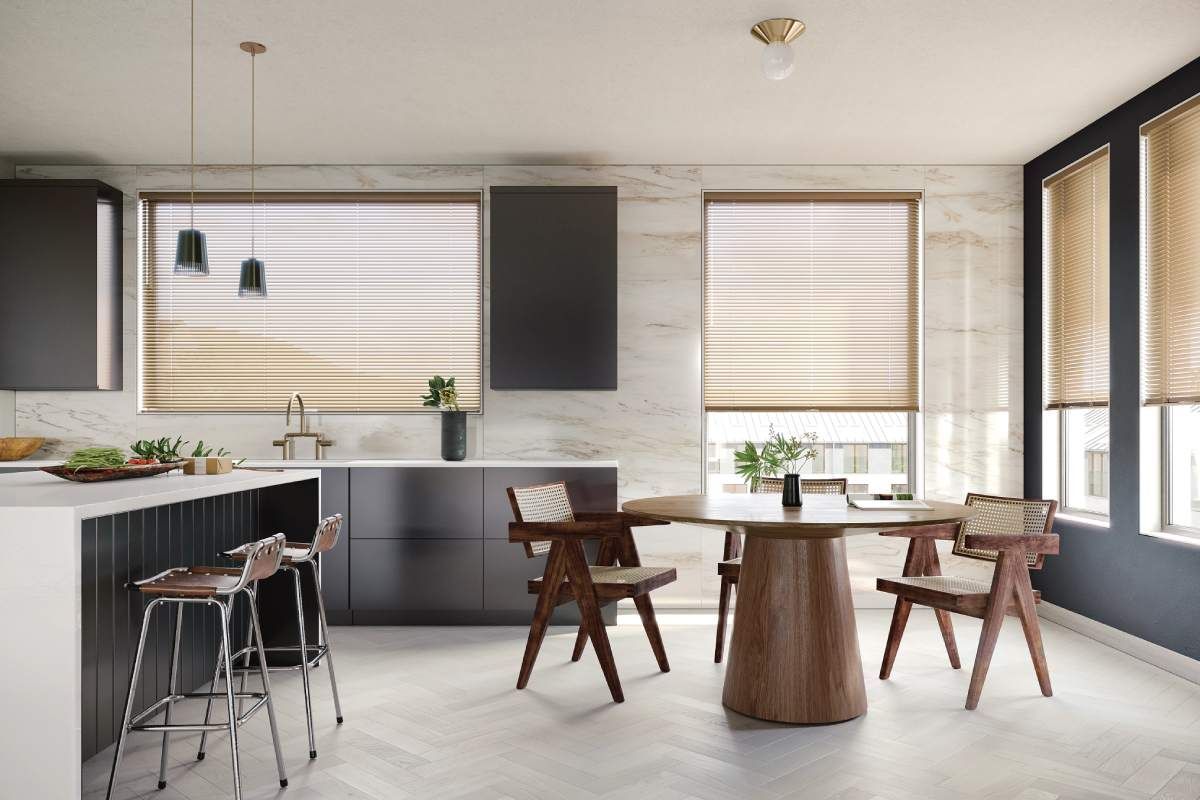 Hunter Douglas Modern Precious Metals® Mini Blinds