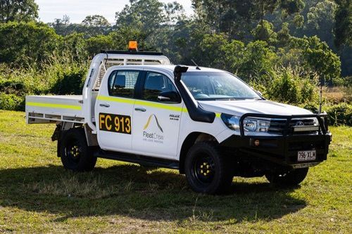 White Work Truck — Tom Duggan Mechanical in Dubbo, NSW