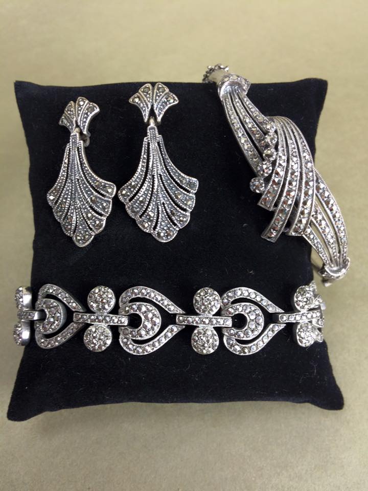 George's Antiques - Vintage Diamond Earrings
