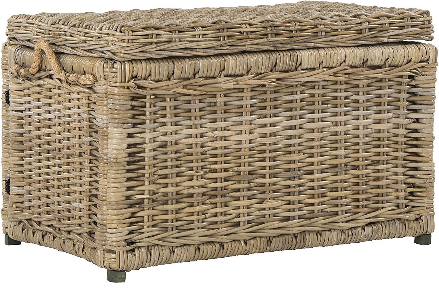 Outdoor Wicker Storage Basket