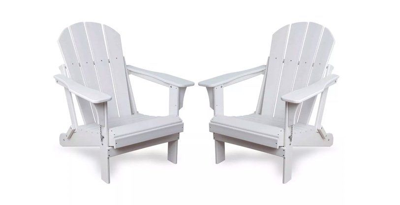 White Outdoor Adirondack Chair