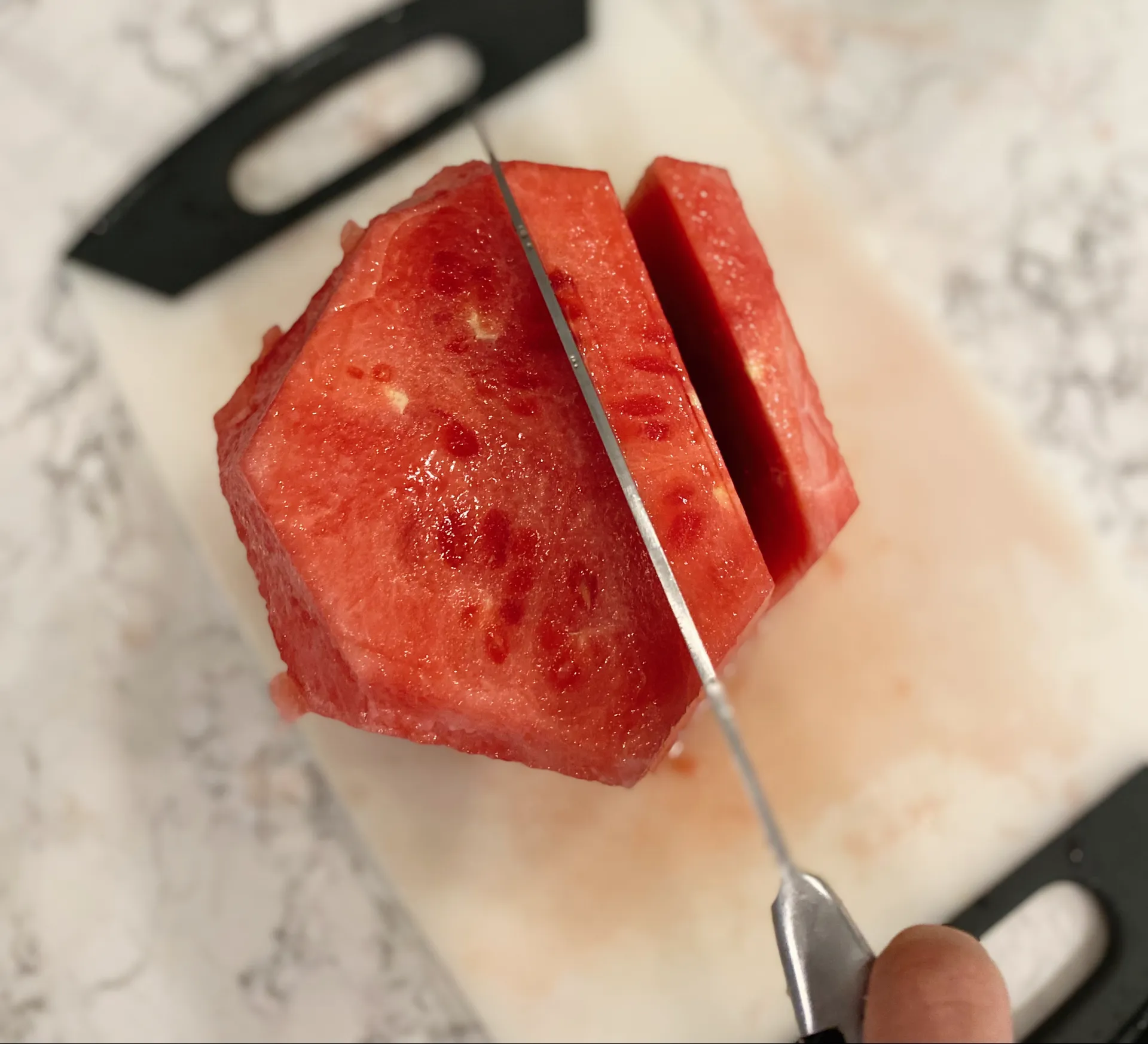 Easy Watermelon Cutting Hack