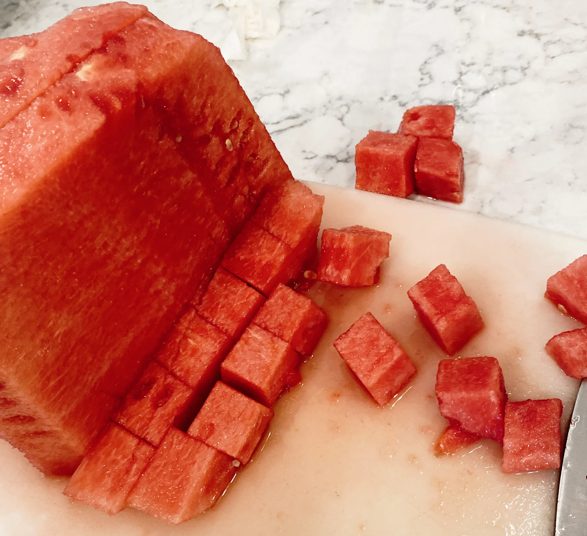Easy Watermelon Cutting Hack