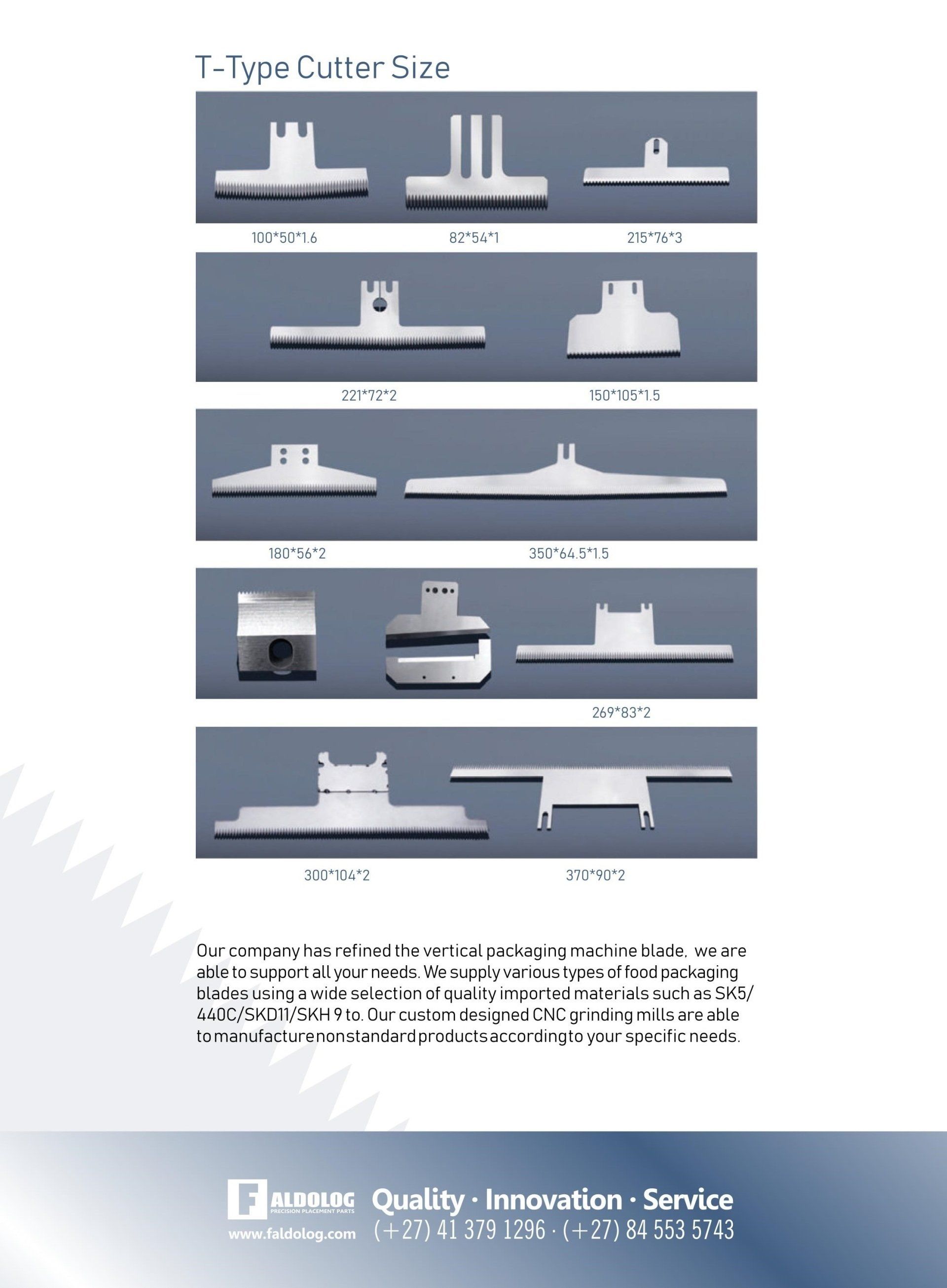 A brochure for a company called focus quality innovation service