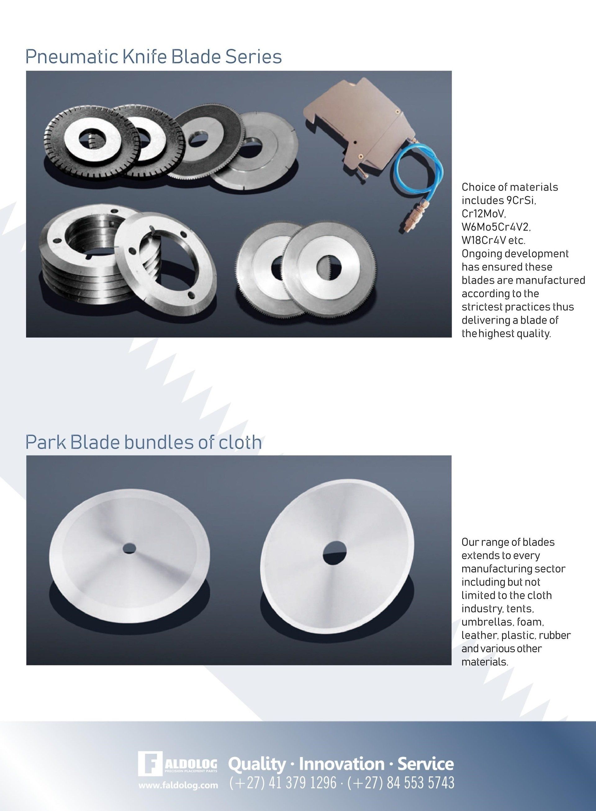 There are many different types of discs on the page.