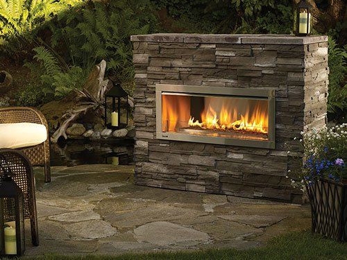Outdoor Fireplace and Firepits — Outdoor Brick Fireplace in Sacramento, CA