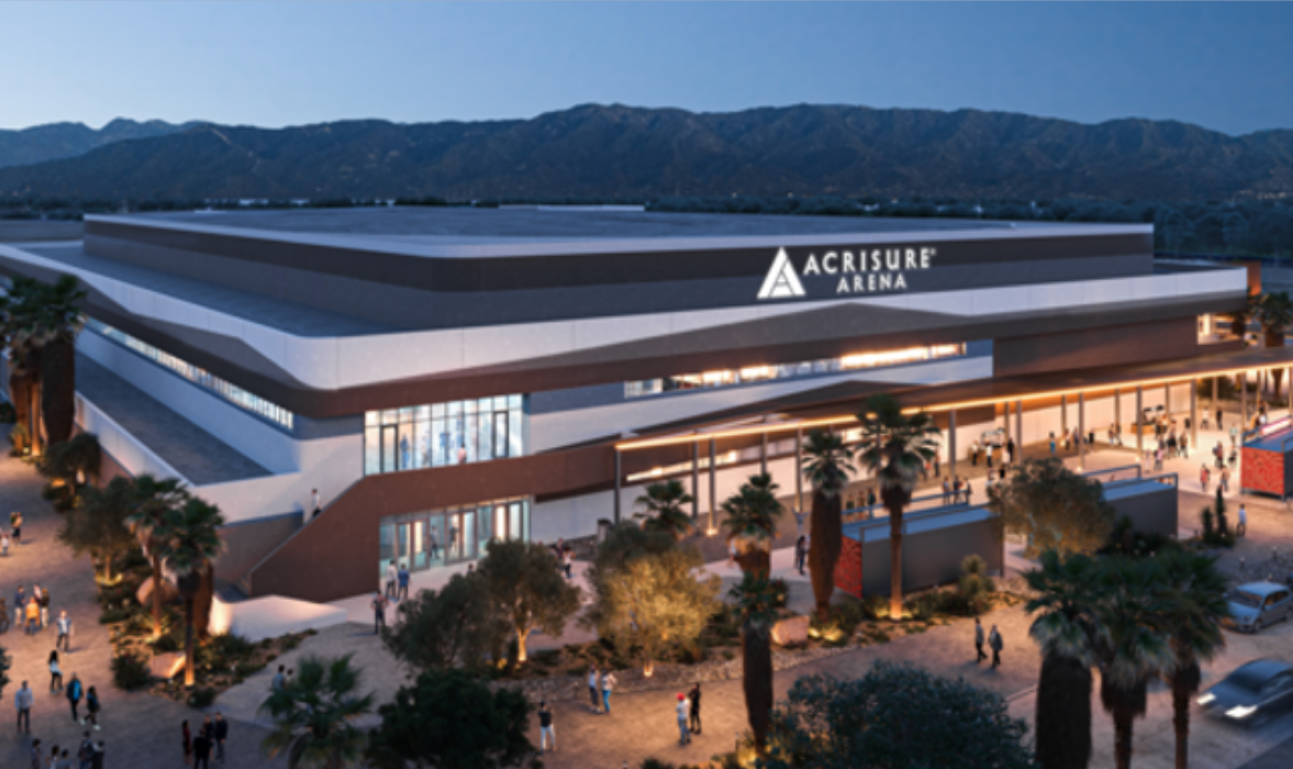 an artist 's impression of the acclaimed arena