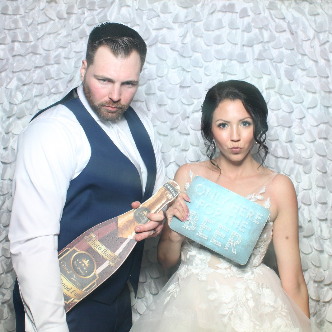 Bride in Photo Booth
