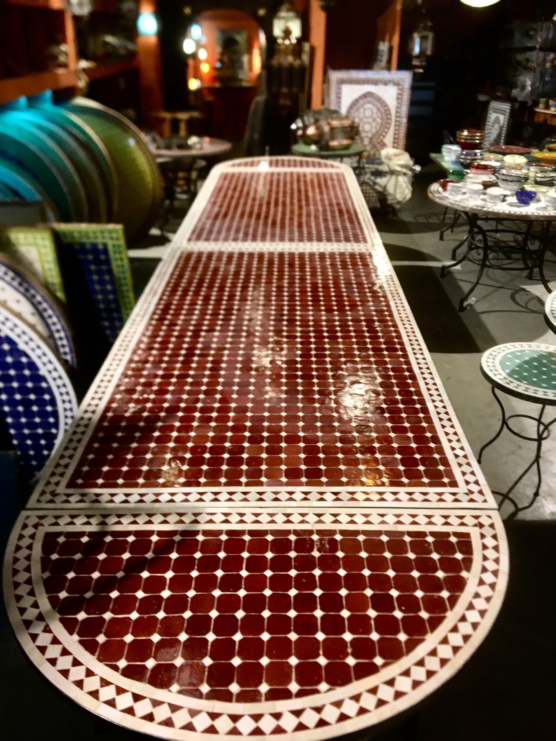 Marokkaanse mozaiek tafel