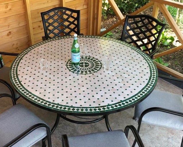 Marokkaanse mozaiektafel