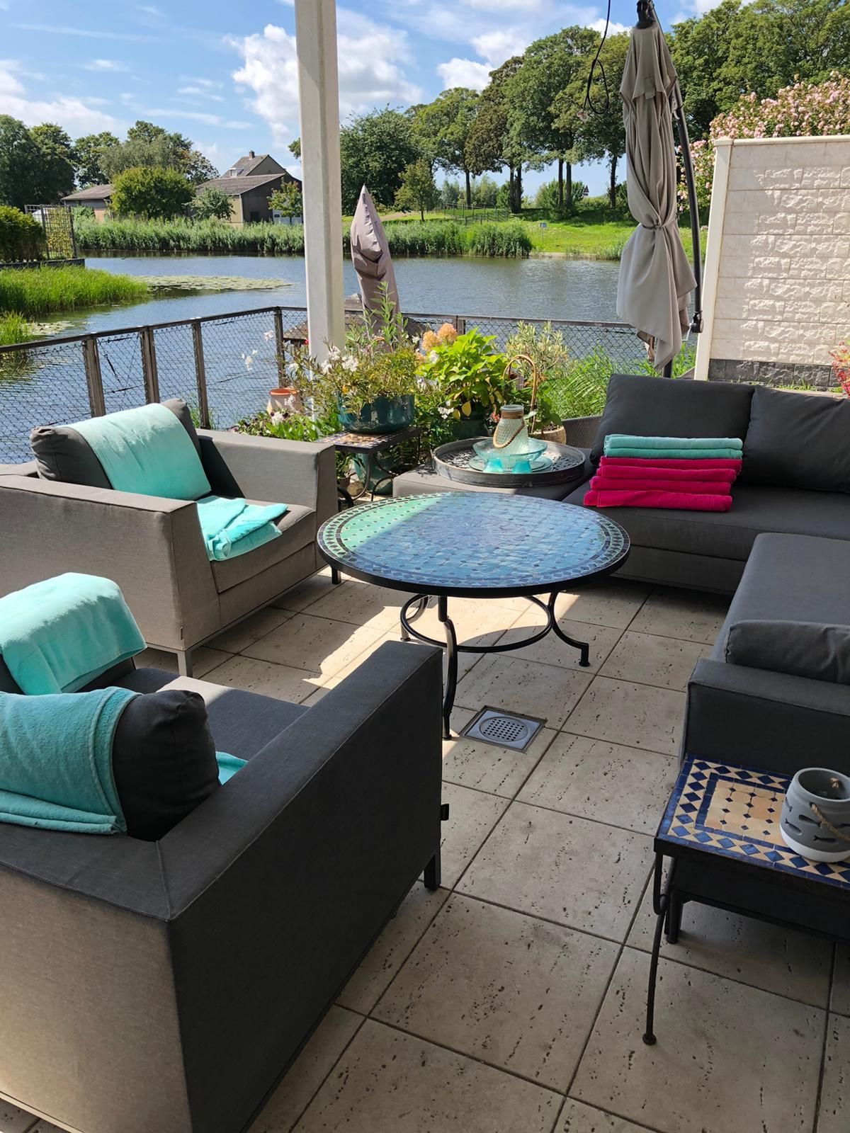 Marokkaanse mozaiektafel