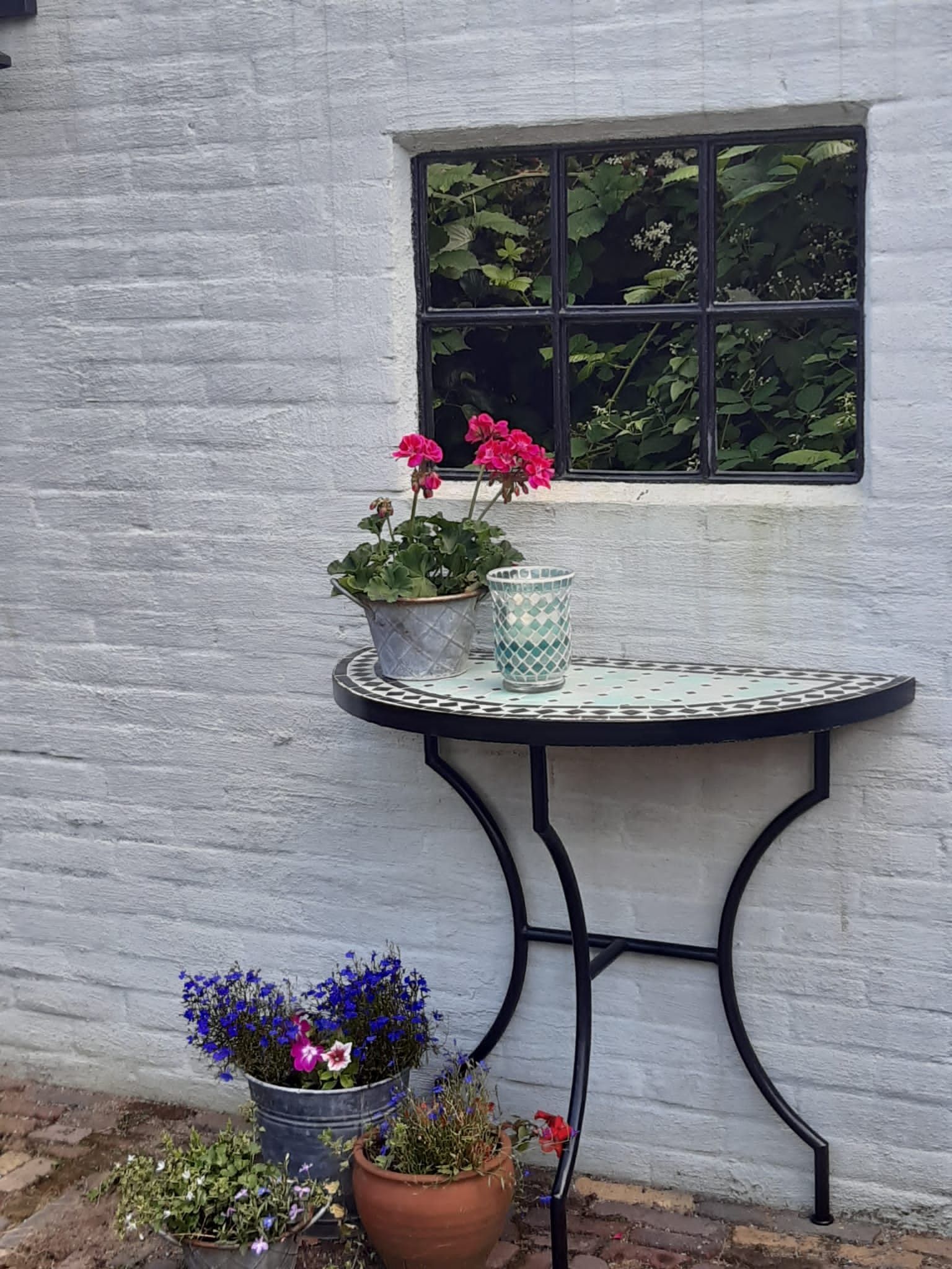 Marokkaanse mozaiektafel