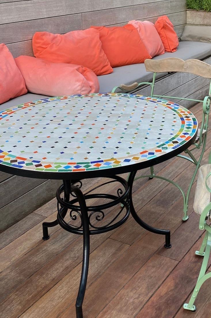 Marokkaanse mozaiektafel