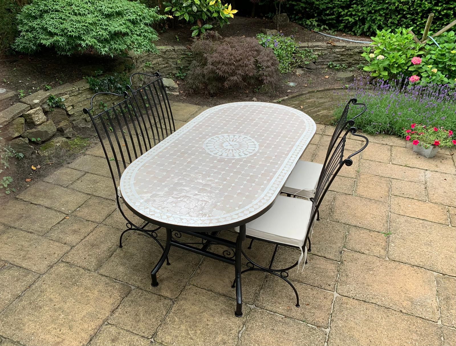 Marokkaanse mozaiektafel