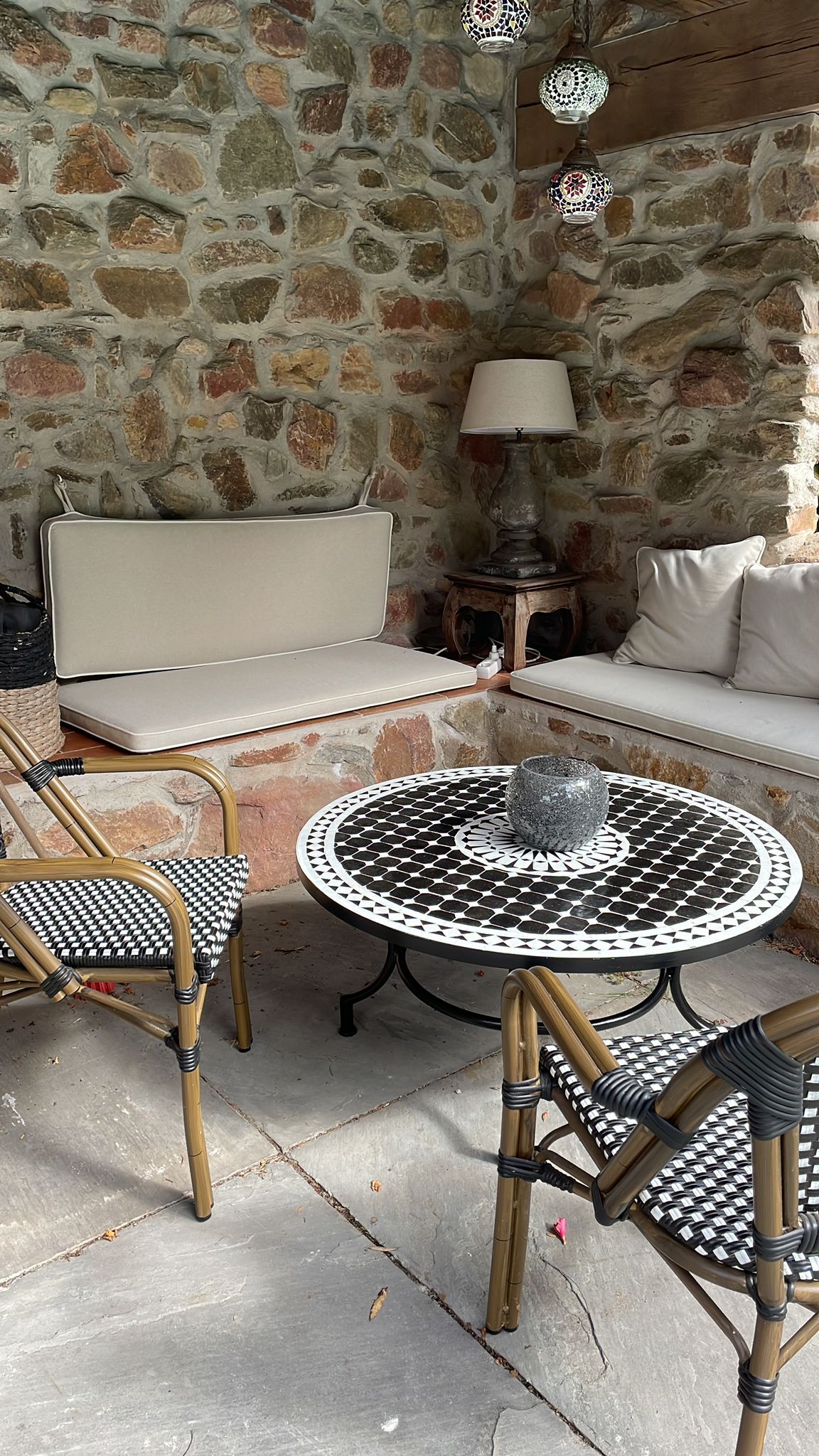 Marokkaanse mozaiektafel