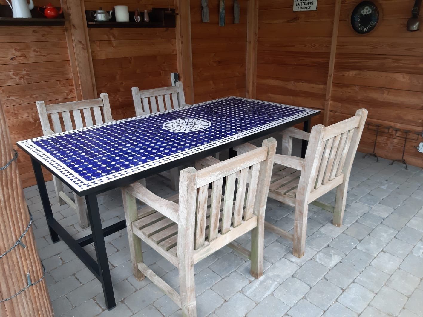 Marokkaanse mozaiektafel