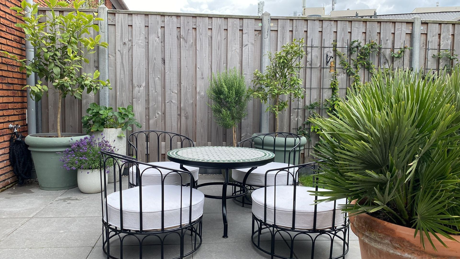 Marokkaanse mozaiektafel