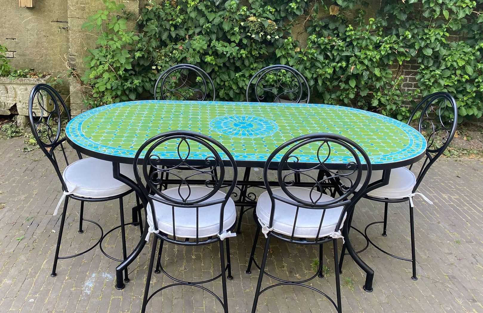 Marokkaanse mozaiektafel