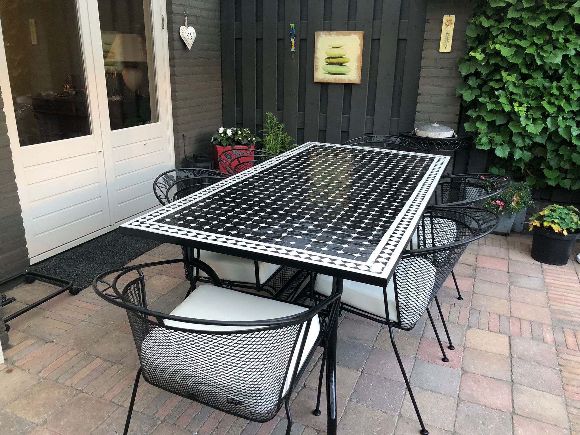 Marokkaanse mozaiektafel