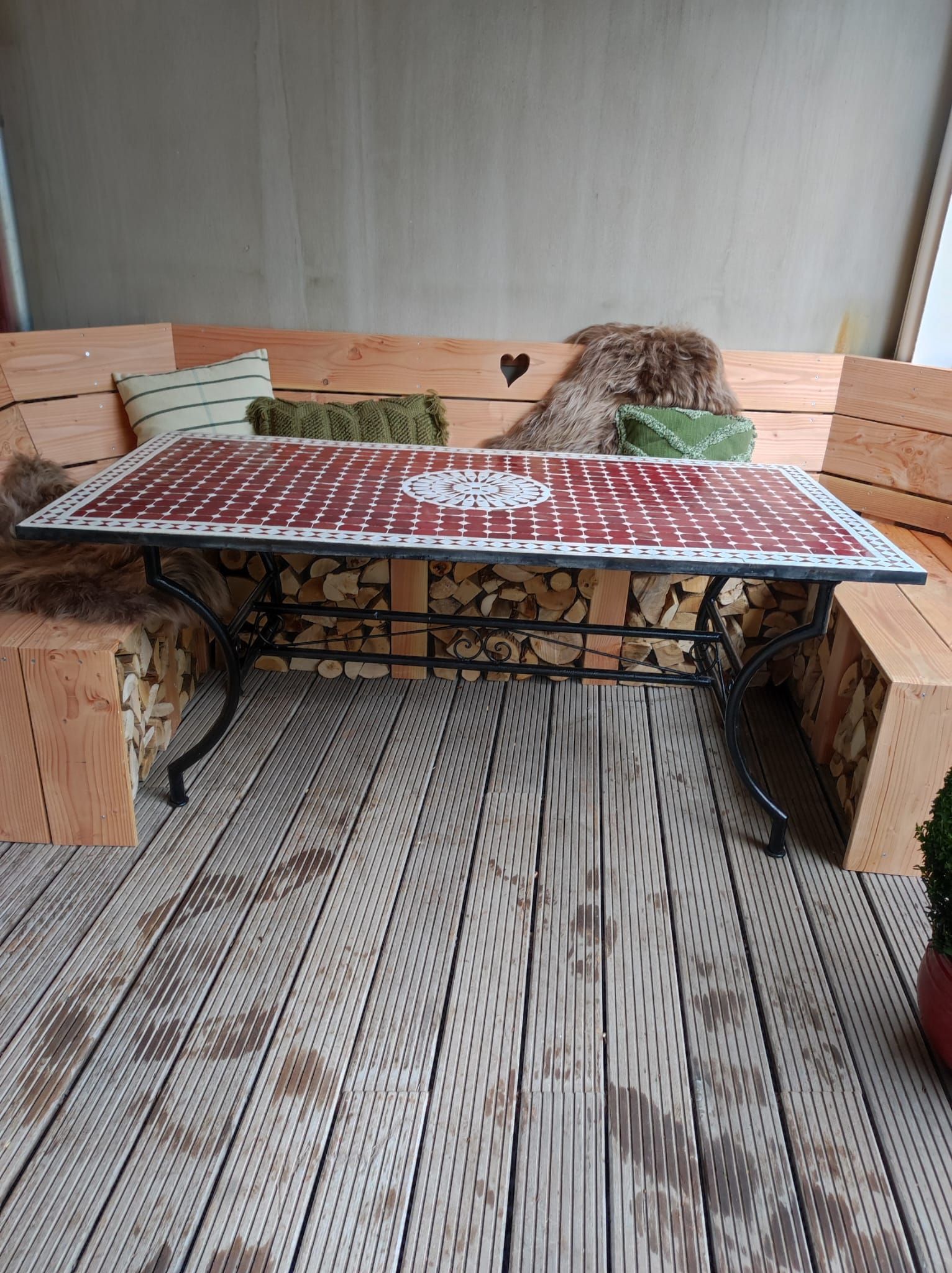 Marokkaanse mozaiektafel