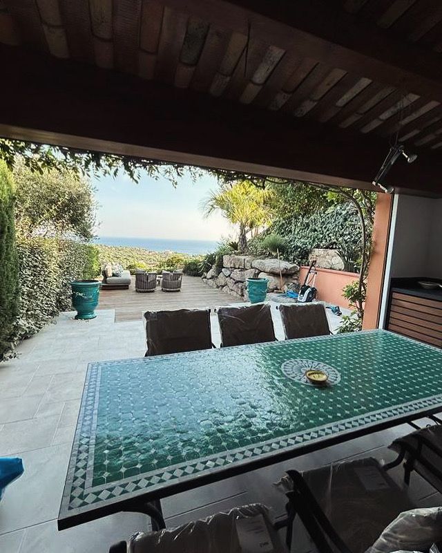 Marokkaanse mozaiektafel