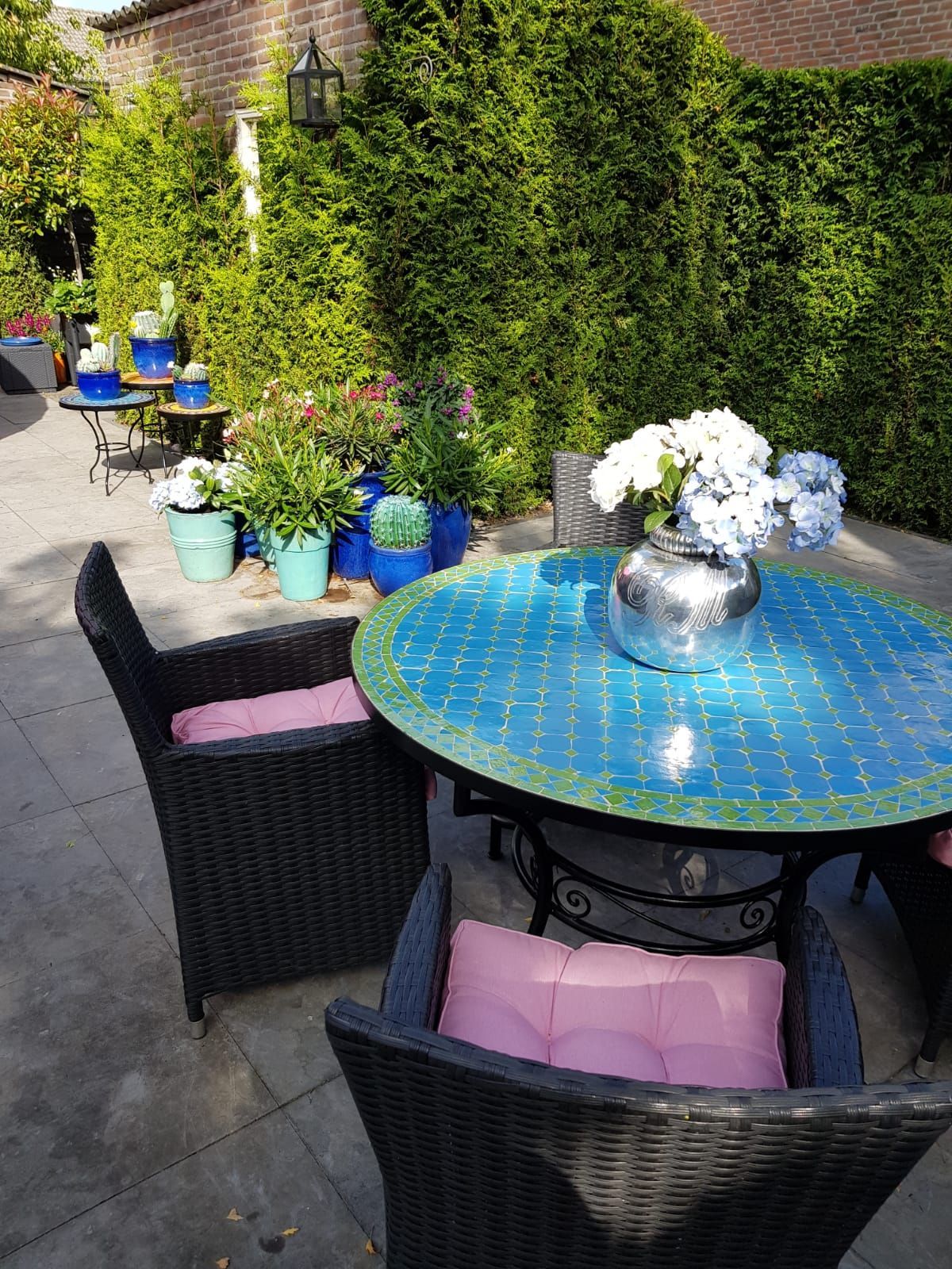 Marokkaanse mozaiektafel