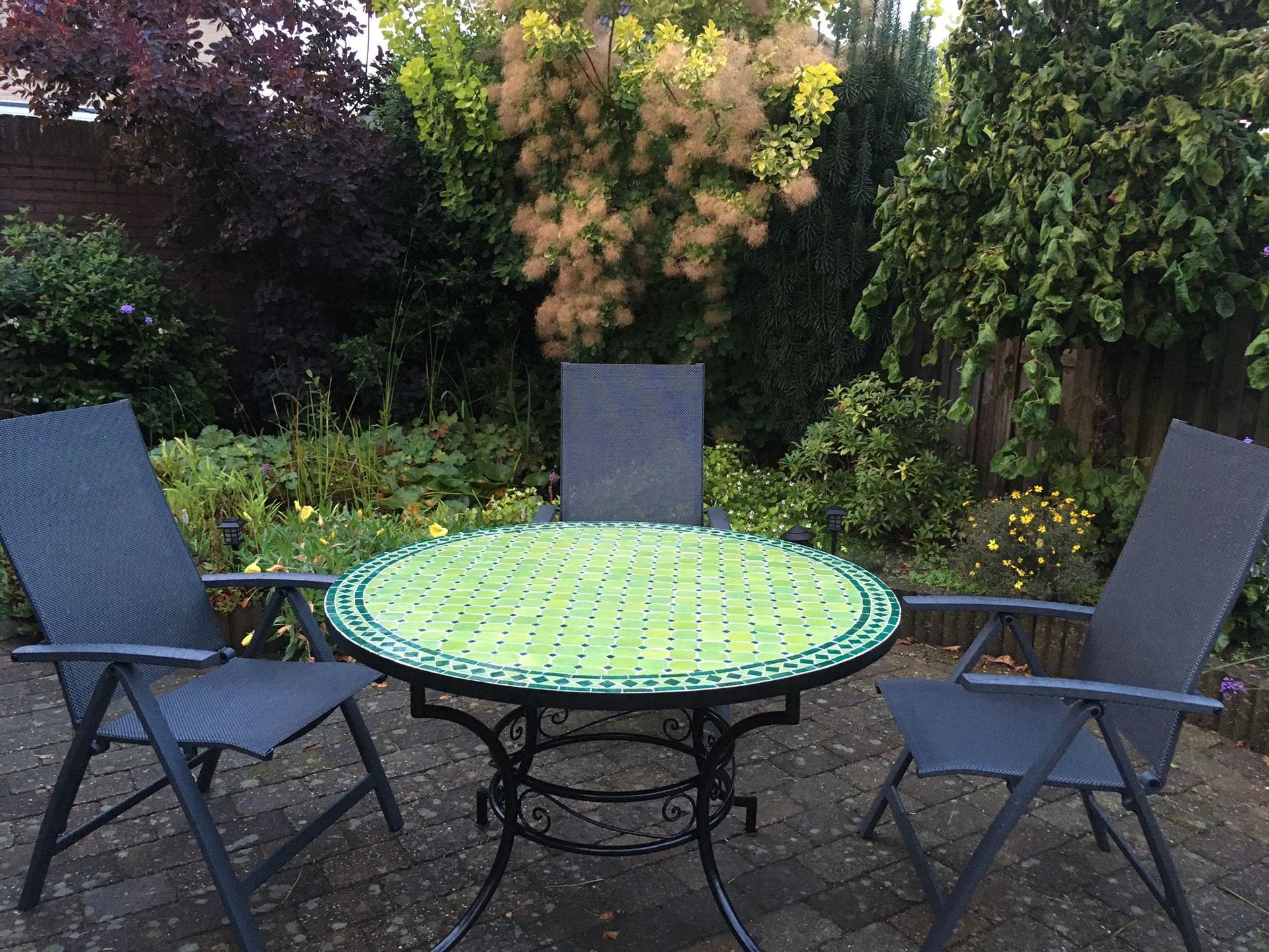 Marokkaanse mozaiektafel