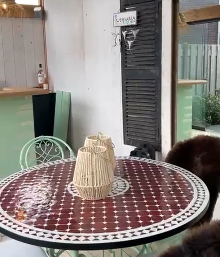 Marokkaanse mozaiektafel