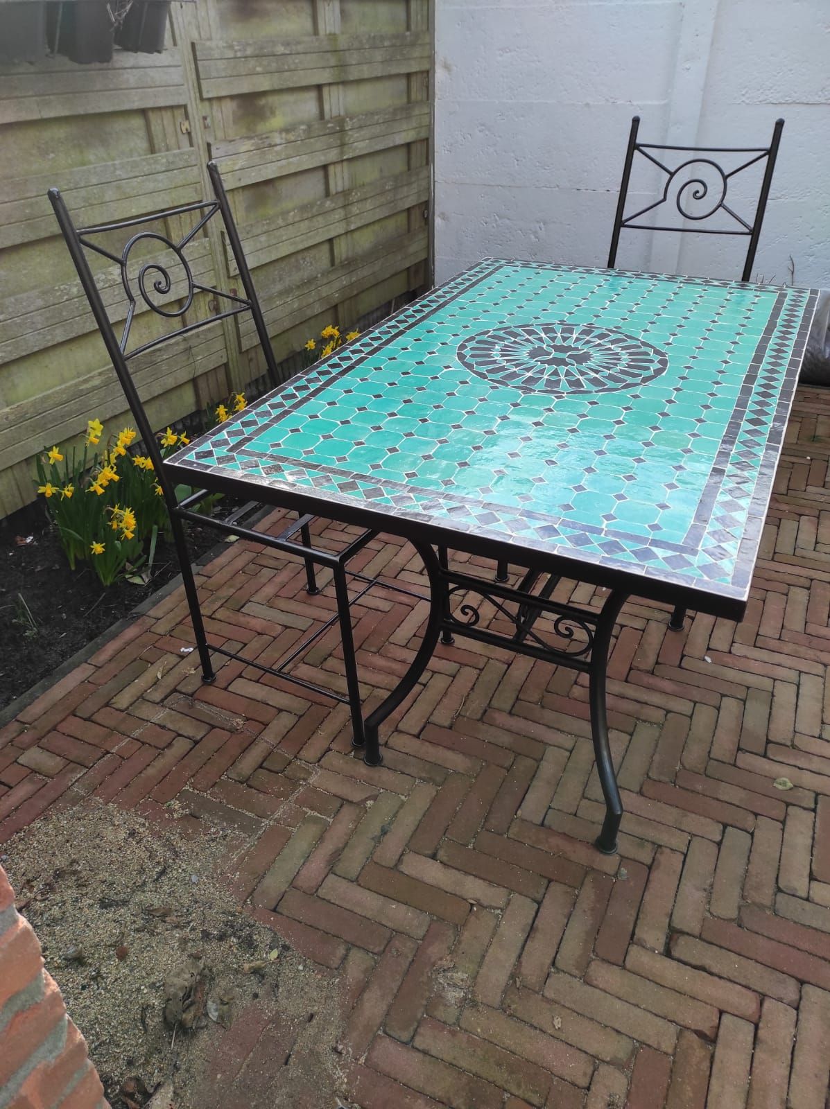 Marokkaanse mozaiek tafel