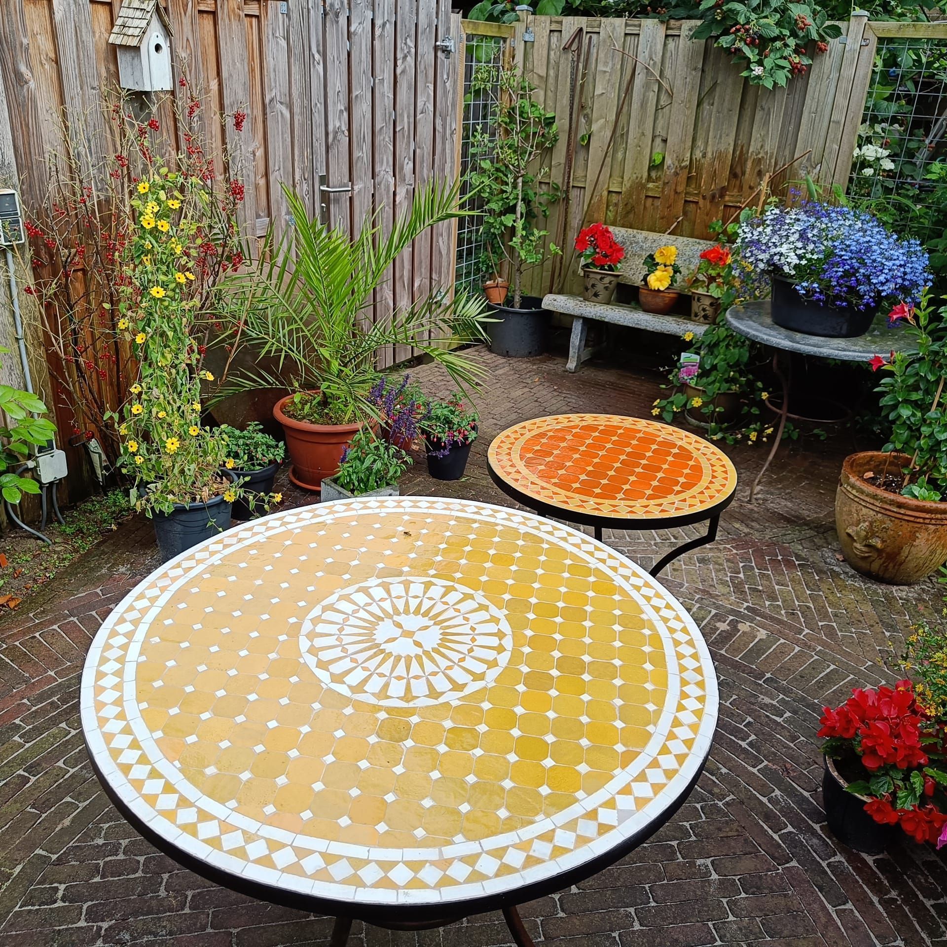 Marokkaanse mozaiektafel