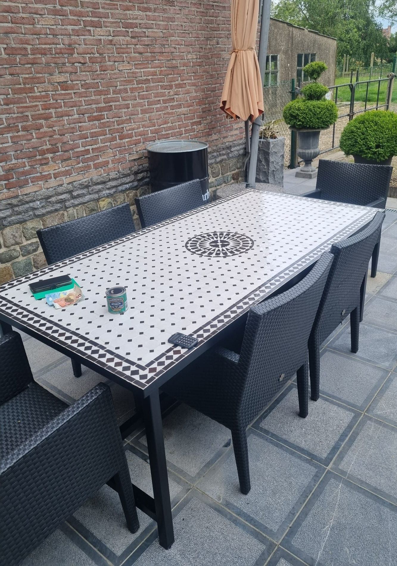 Marokkaanse mozaiektafel