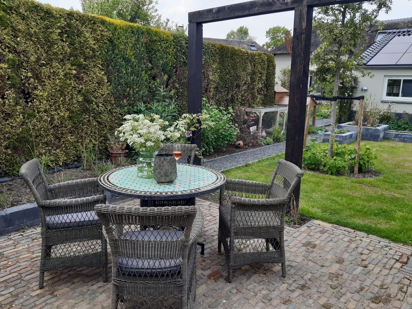 Marokkaanse mozaiektafel