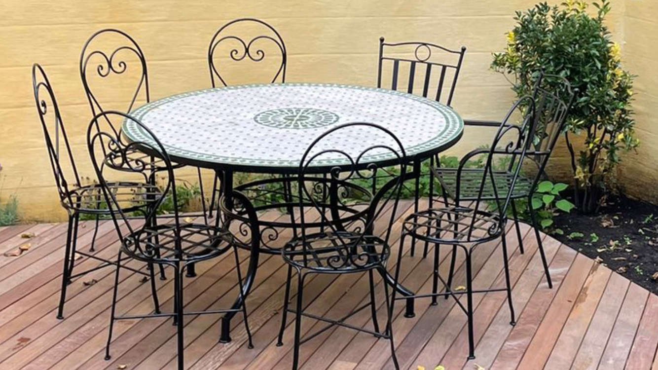 Marokkaanse mozaiektafel