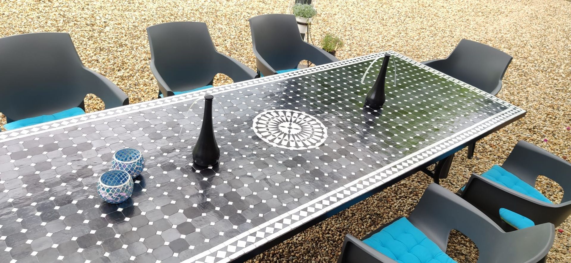 Marokkaanse mozaiek tafel