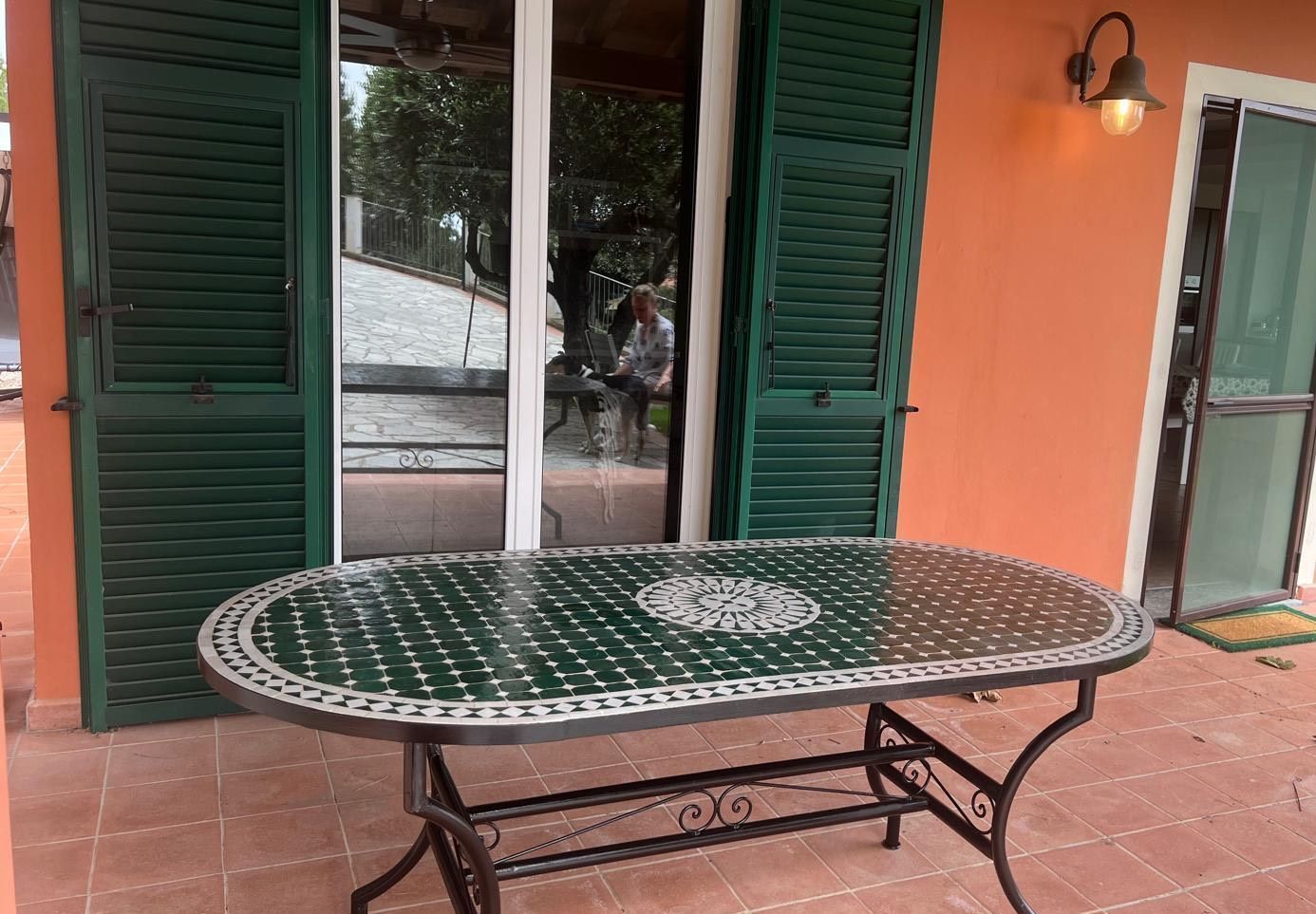 Marokkaanse mozaiektafel