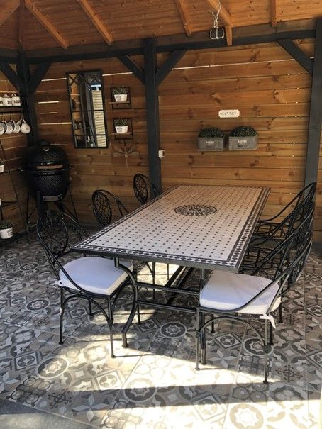 Marokkaanse mozaiektafel