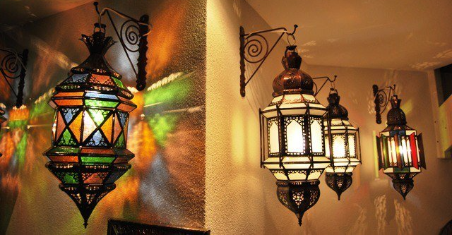 Oosterse Marokkaanse lampen