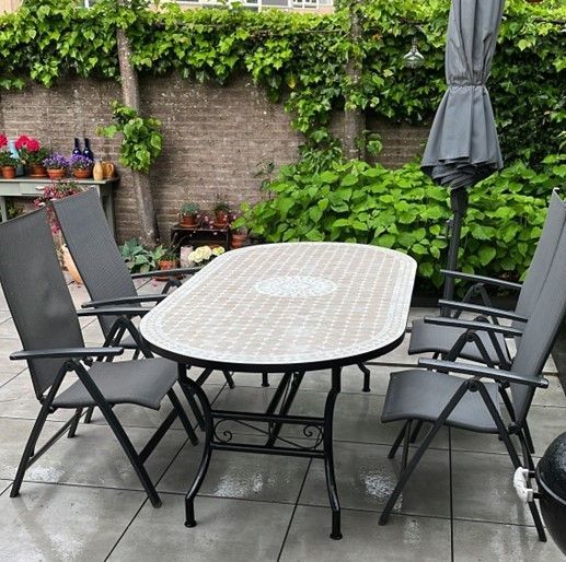 Marokkaanse mozaiektafel