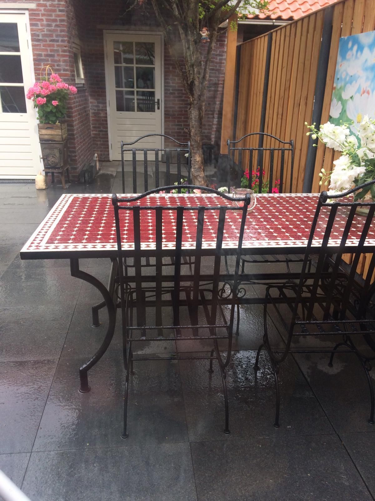 Marokkaanse mozaiektafel