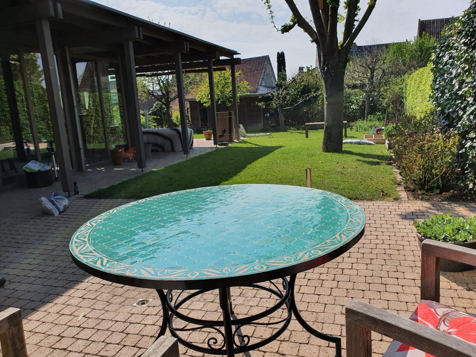 Marokkaanse mozaiektafel