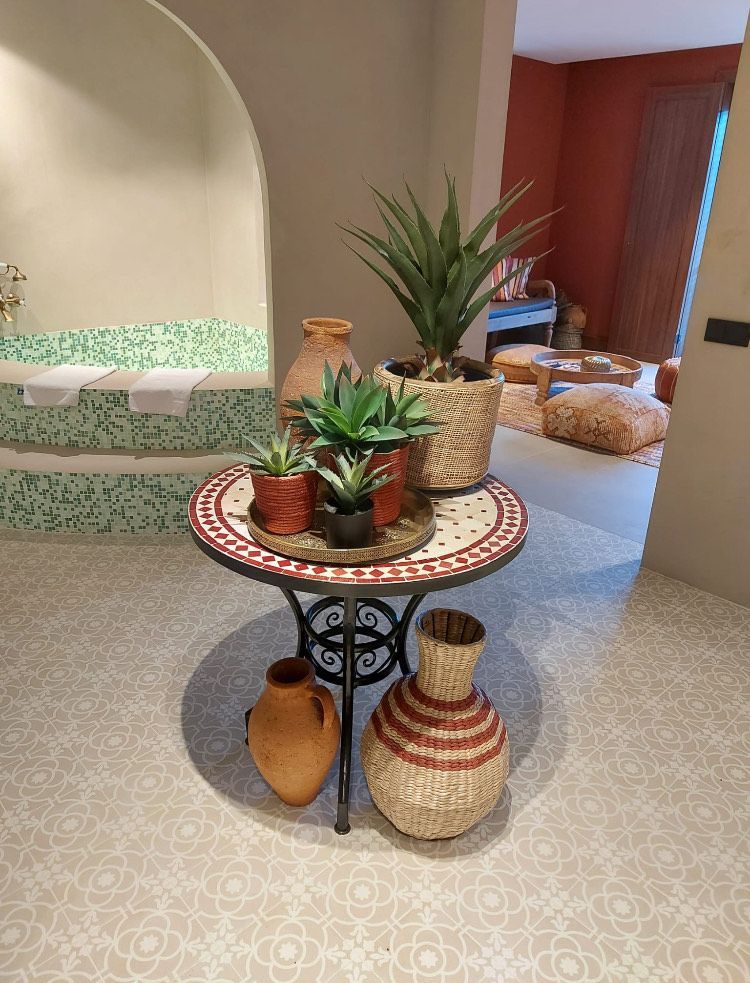 Marokkaanse mozaiektafel