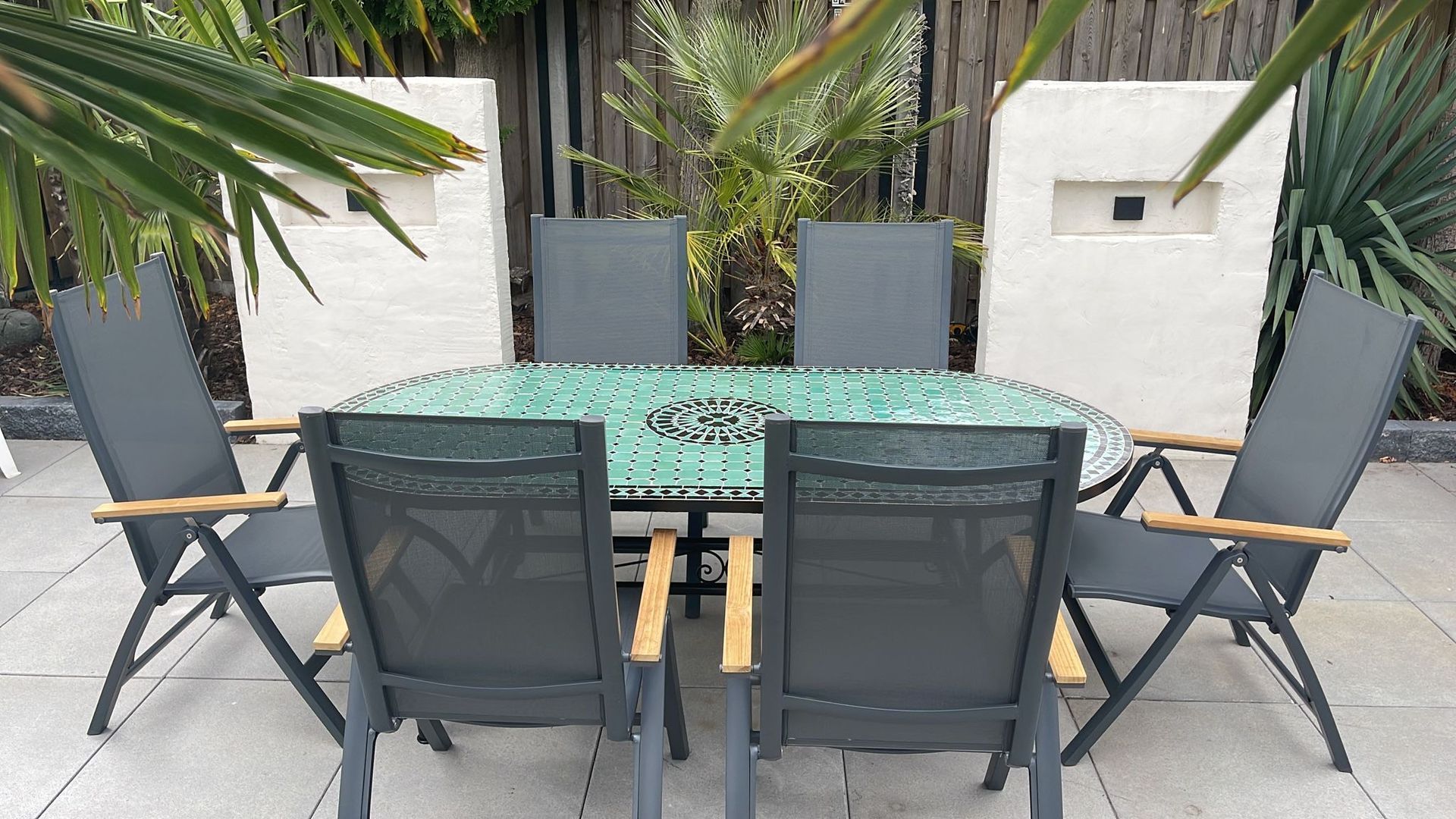 Marokkaanse mozaiektafel