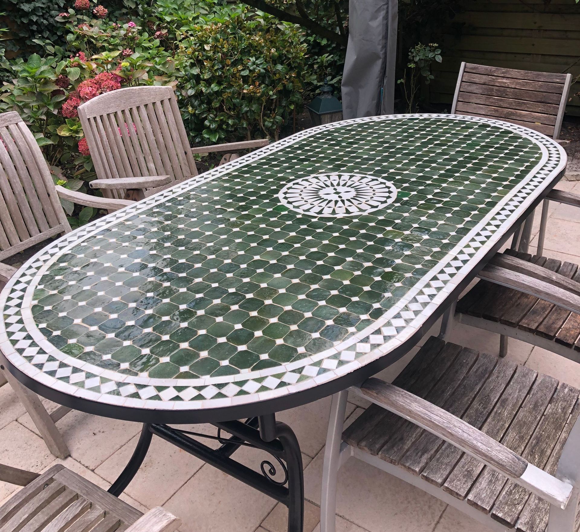 Marokkaanse mozaiektafel