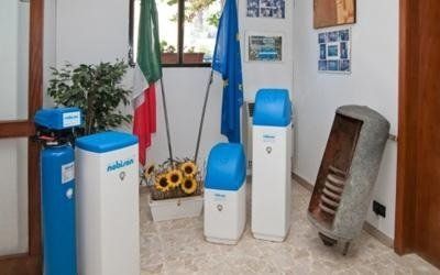 Articoli per trattamento acque in esposizione