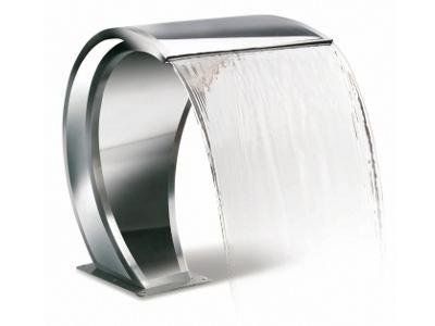 Cascata d'acqua in acciaio inox