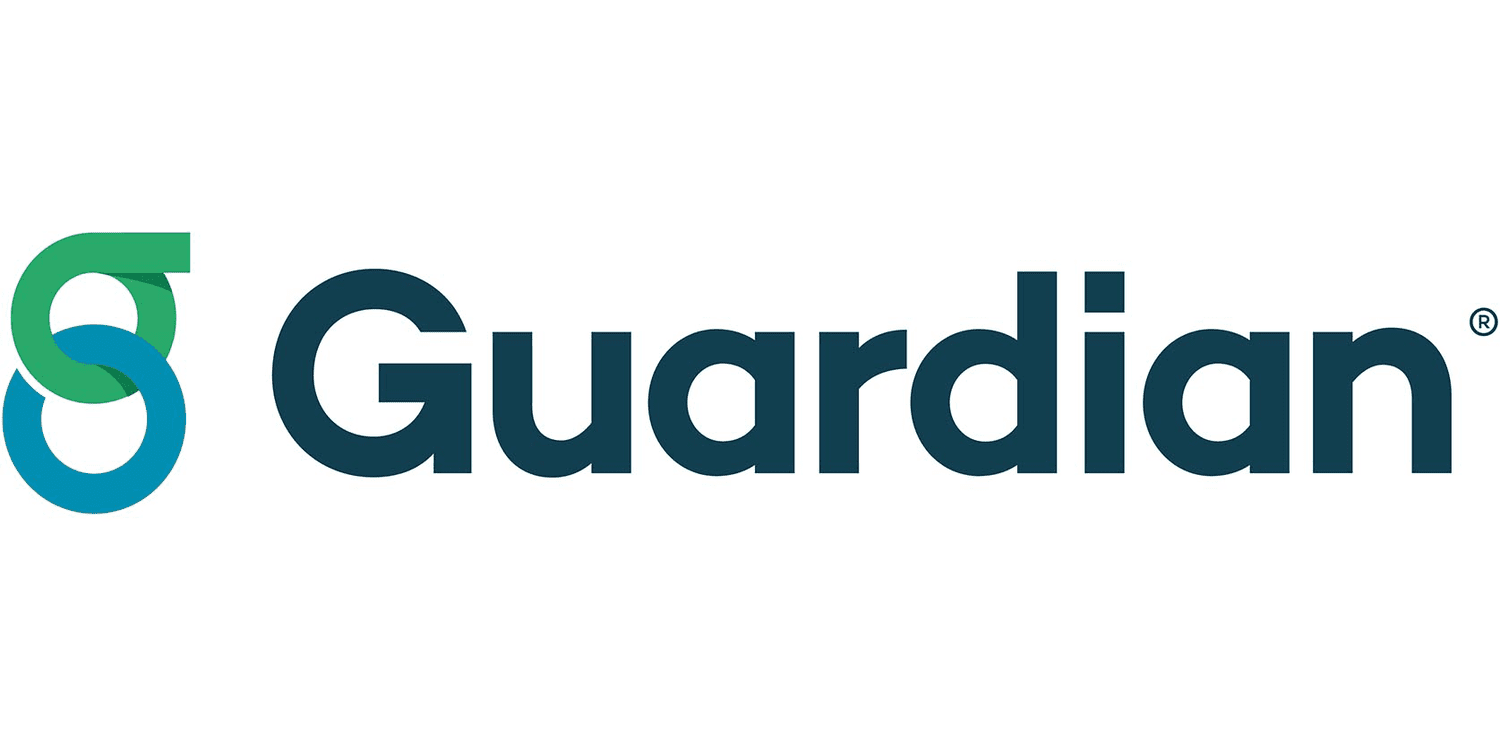 The guardian logo is blue and green on a white background.