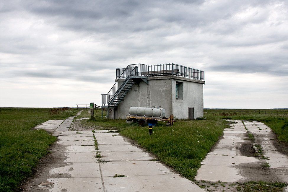 A bunker at Noorderleegh near the Waddensee