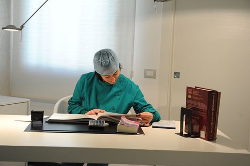 Dr. Zaira Squicciarini in her office