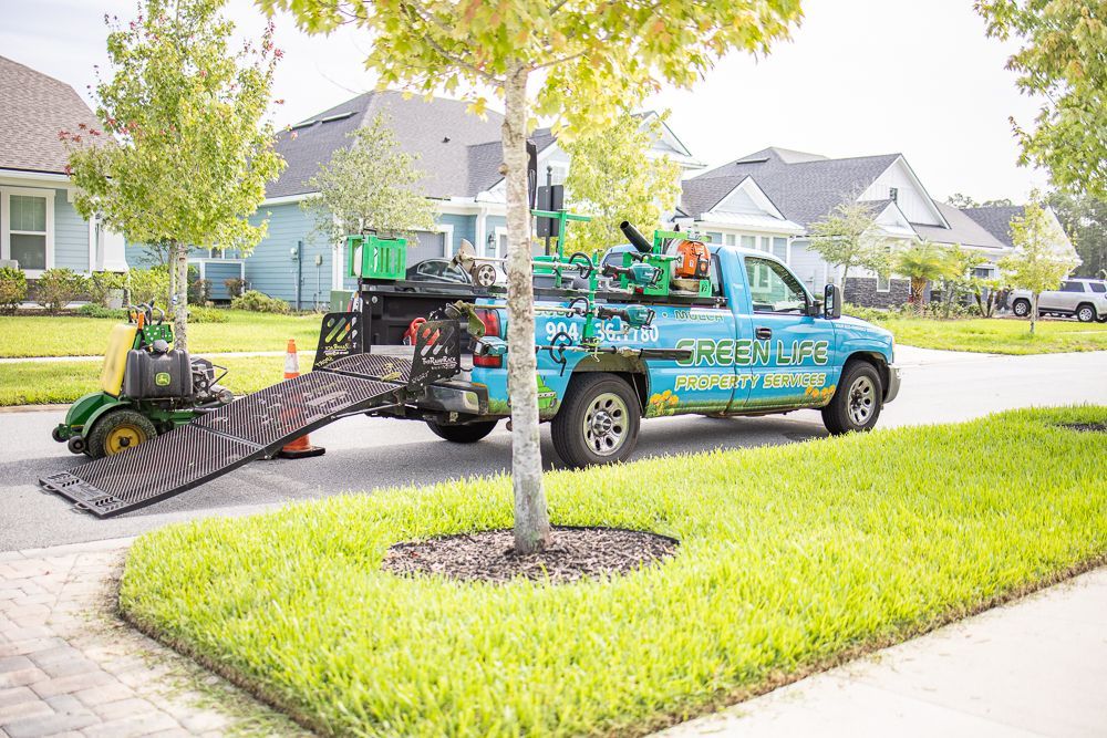 Green Life Property Services Truck