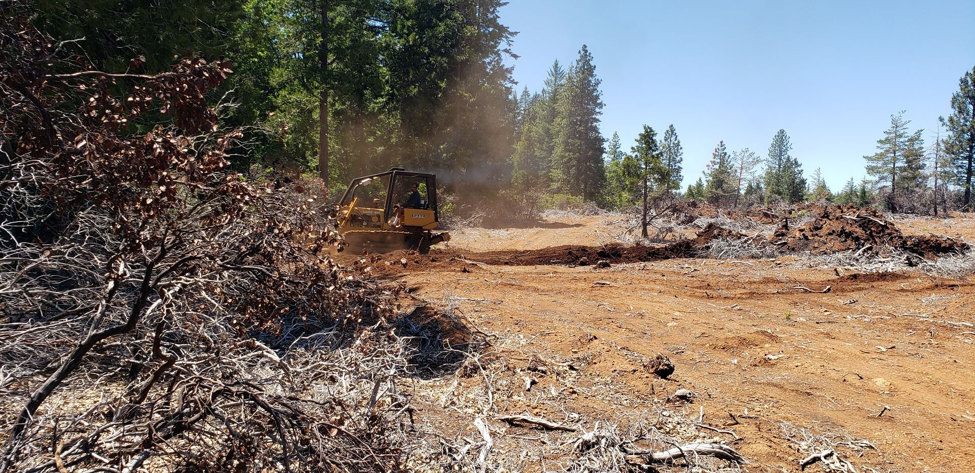 wildfire prevention fire break land clearing brush removal